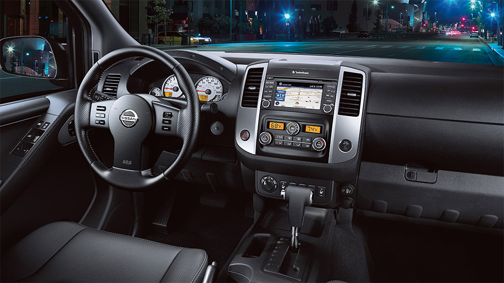 Interior of the Nissan Frontier